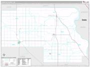 Thurston County, NE <br /> Wall Map <br /> Premium Style 2024 Map