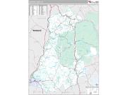 Grafton County, NH <br /> Wall Map <br /> Premium Style 2024 Map