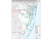 Ocean County, NJ <br /> Wall Map <br /> Premium Style 2024 Map