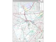 Somerset County, NJ <br /> Wall Map <br /> Premium Style 2024 Map