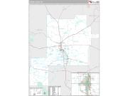 Chaves County, NM <br /> Wall Map <br /> Premium Style 2024 Map
