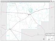 Guadalupe County, NM <br /> Wall Map <br /> Premium Style 2024 Map
