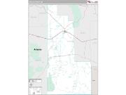 Hidalgo County, NM <br /> Wall Map <br /> Premium Style 2024 Map