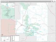 Lincoln County, NM <br /> Wall Map <br /> Premium Style 2024 Map