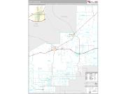 Quay County, NM <br /> Wall Map <br /> Premium Style 2024 Map