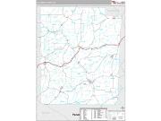 Allegany County, NY <br /> Wall Map <br /> Premium Style 2024 Map