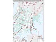 Bronx County, NY <br /> Wall Map <br /> Premium Style 2024 Map