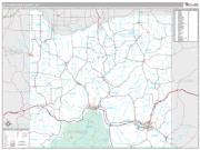 Cattaraugus County, NY <br /> Wall Map <br /> Premium Style 2024 Map