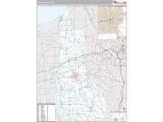 Cayuga County, NY <br /> Wall Map <br /> Premium Style 2024 Map