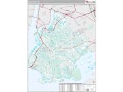 Kings County, NY <br /> Wall Map <br /> Premium Style 2024 Map