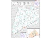 Otsego County, NY <br /> Wall Map <br /> Premium Style 2024 Map