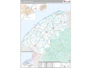 St. Lawrence County, NY <br /> Wall Map <br /> Premium Style 2024 Map