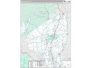 Saratoga County, NY <br /> Wall Map <br /> Premium Style 2024 Map