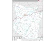 Schoharie County, NY <br /> Wall Map <br /> Premium Style 2024 Map