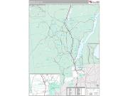 Warren County, NY <br /> Wall Map <br /> Premium Style 2024 Map