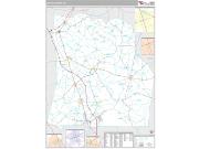 Duplin County, NC <br /> Wall Map <br /> Premium Style 2024 Map