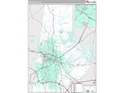 Durham County, NC <br /> Wall Map <br /> Premium Style 2024 Map