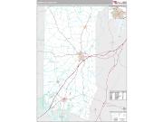Granville County, NC <br /> Wall Map <br /> Premium Style 2024 Map