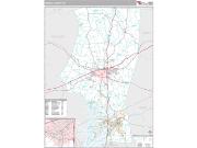 Iredell County, NC <br /> Wall Map <br /> Premium Style 2024 Map