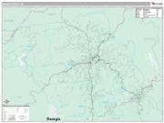 Macon County, NC <br /> Wall Map <br /> Premium Style 2024 Map