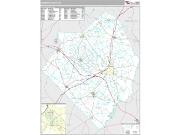 Robeson County, NC <br /> Wall Map <br /> Premium Style 2024 Map