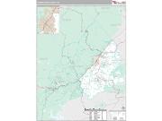 Transylvania County, NC <br /> Wall Map <br /> Premium Style 2024 Map