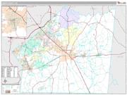 Union County, NC <br /> Wall Map <br /> Premium Style 2024 Map