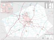 Wilson County, NC <br /> Wall Map <br /> Premium Style 2024 Map