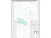 Billings County, ND <br /> Wall Map <br /> Premium Style 2024 Map