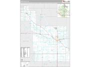 Ward County, ND <br /> Wall Map <br /> Premium Style 2024 Map