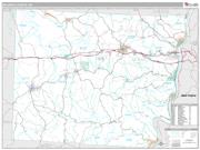 Belmont County, OH <br /> Wall Map <br /> Premium Style 2024 Map