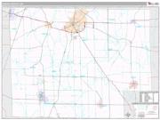 Huron County, OH <br /> Wall Map <br /> Premium Style 2024 Map
