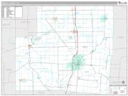 Shelby County, OH <br /> Wall Map <br /> Premium Style 2024 Map
