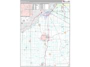 Wood County, OH <br /> Wall Map <br /> Premium Style 2024 Map