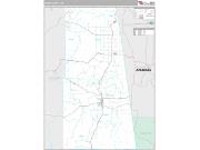 Adair County, OK <br /> Wall Map <br /> Premium Style 2024 Map