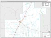 Atoka County, OK <br /> Wall Map <br /> Premium Style 2024 Map