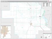 Greer County, OK <br /> Wall Map <br /> Premium Style 2024 Map