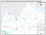 Haskell County, OK <br /> Wall Map <br /> Premium Style 2024 Map