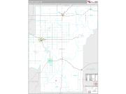 Hughes County, OK <br /> Wall Map <br /> Premium Style 2024 Map