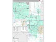 Tulsa County, OK <br /> Wall Map <br /> Premium Style 2024 Map