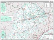Chester County, PA <br /> Wall Map <br /> Premium Style 2024 Map