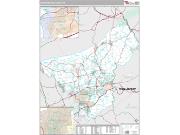 Northampton County, PA <br /> Wall Map <br /> Premium Style 2024 Map