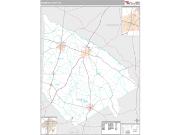 Bamberg County, SC <br /> Wall Map <br /> Premium Style 2024 Map