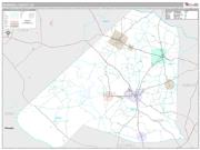 Barnwell County, SC <br /> Wall Map <br /> Premium Style 2024 Map