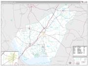 Clarendon County, SC <br /> Wall Map <br /> Premium Style 2024 Map