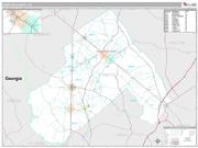 Hampton County, SC <br /> Wall Map <br /> Premium Style 2024 Map