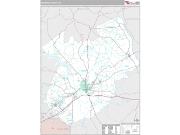 Kershaw County, SC <br /> Wall Map <br /> Premium Style 2024 Map