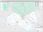Newberry County, SC <br /> Wall Map <br /> Premium Style 2024 Map