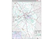 Spartanburg County, SC <br /> Wall Map <br /> Premium Style 2024 Map