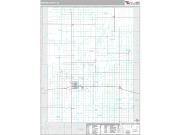 Brown County, SD <br /> Wall Map <br /> Premium Style 2024 Map